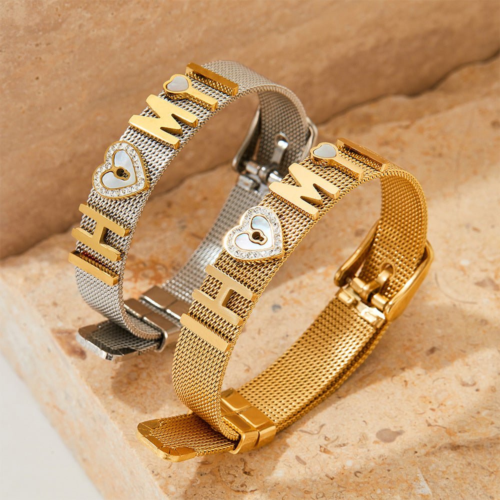 18K HM matching strap design luxury style bracelet - JuVons