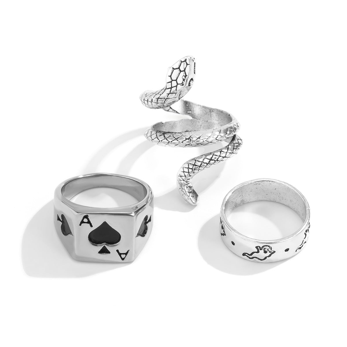 Simple temperament playing card ring - JuVons