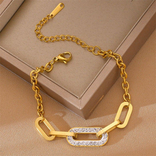 Stylish Thick Chain Design Bracelet - JuVons