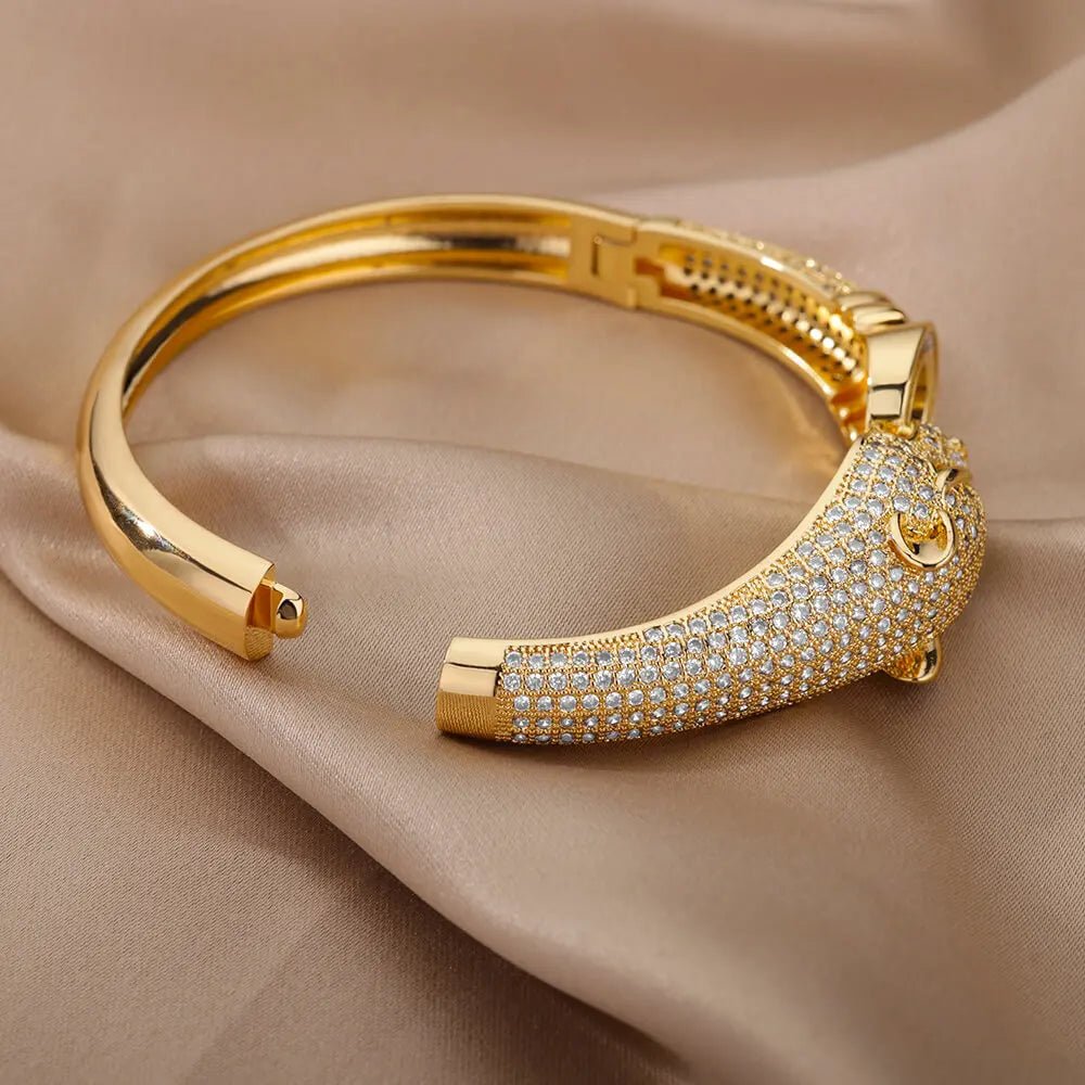 Luxury Exaggerated Animal Bracelet Jewelry with Cubic Zirconia - JuVons
